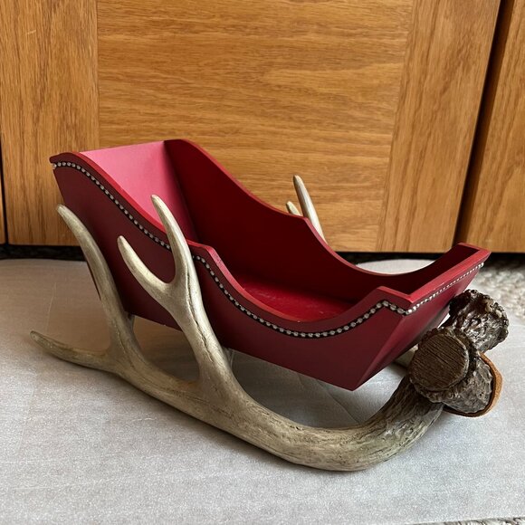 MIDWEST - 2-Piece Antler Sleigh -- Excellent Condition - Picture 1 of 9